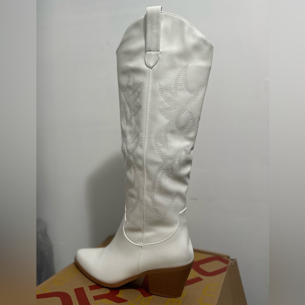 Pointed Toe Embroidered Cowboy Boot 9M